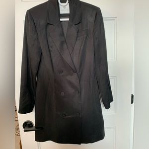 Anine bing long double breasted jacket